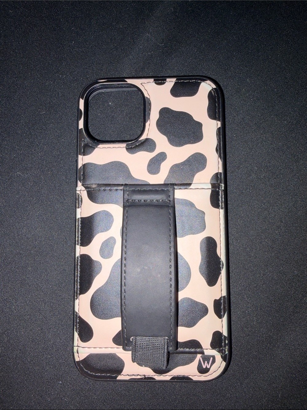 Stylish walli Black & Cream Animal Print iPhone 13 Case